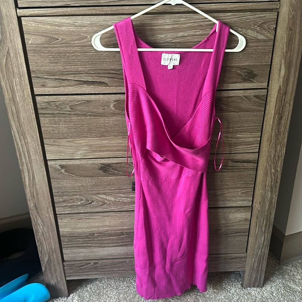 Hot pink sundress